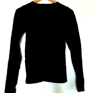 Fabletics Black Long Sleeve Top Size Small